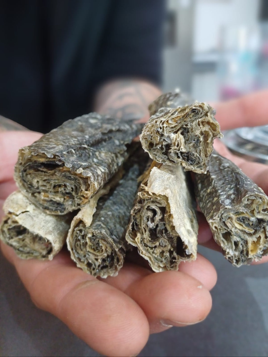 Fish Skin Rolls